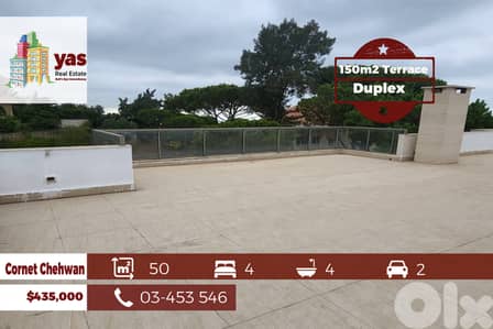 Cornet Chehwan 350m2 | 150m2 Terrace | Duplex | View | Calm Area | OH