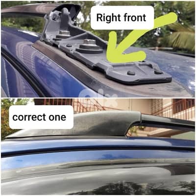 Daihatsu Terios 2003–2007 Roof Rack Rail End Covers (Shell Case)
