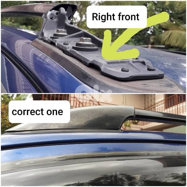 Daihatsu Terios 2003–2007 Roof Rack Rail End Covers (Shell Case) 0