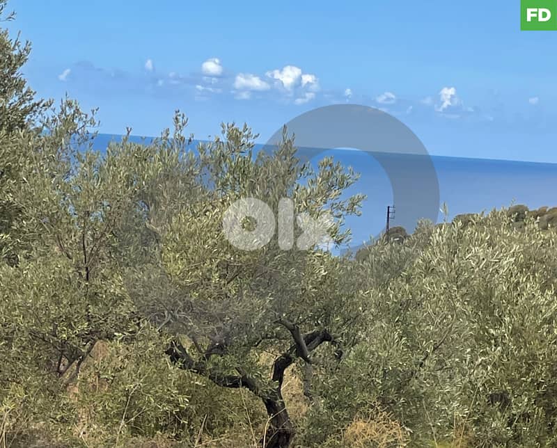 unobstructed sea and mountain view in kfarkede/كفركيده  REF#FD127550 0