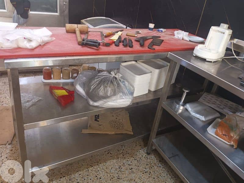 عدة ملحمة و فرن و مشوى مستعمل شي بسيط لل استفسار الرقم 76801048 8
