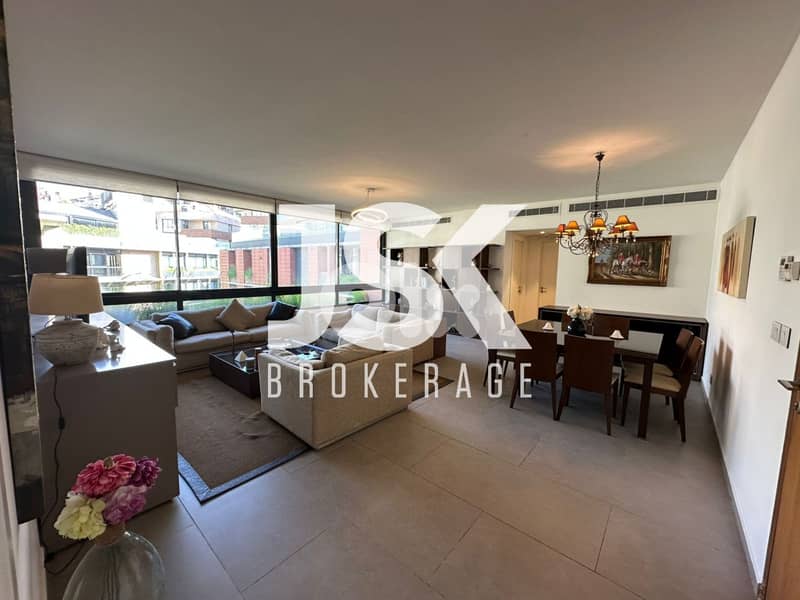 L17140 - Furnished Apartment For Rent in Hazmieh 0