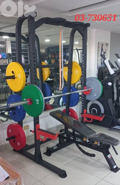 (4 in 1 ) multi-functional squat rack