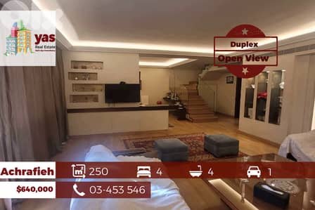 Achrafieh 250m2 | Duplex | Open View | Prime Location | OH