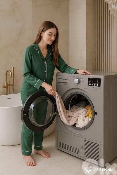 Campomatic Dryer 9kg-Heat Pump كفالة شركة