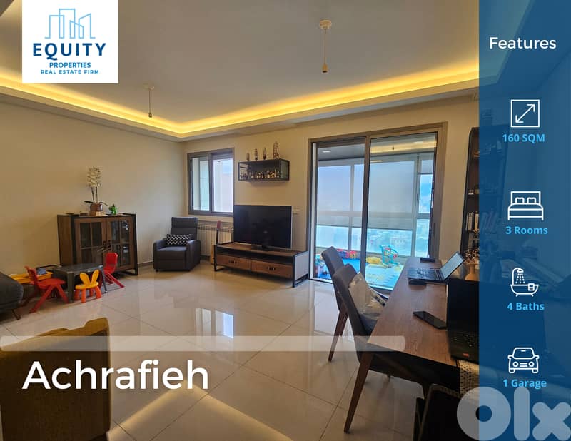 160 SQM Apartment For Sale In Achrafieh شقة للبيع #AA217124 0