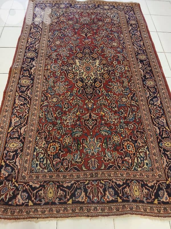 سجادة كاشان مستعمل نظيفة قياس220×135 4