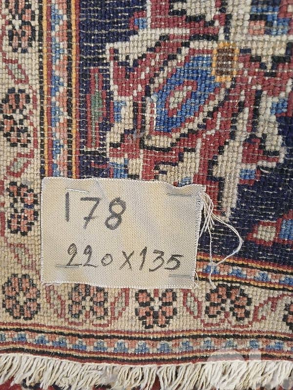 سجادة كاشان مستعمل نظيفة قياس220×135 5