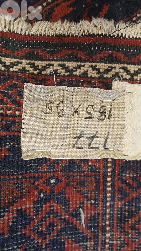 سجادة بلوش  قديمة شغل ايد ايرانية حالة ممتازة 200سعر نهائي 2