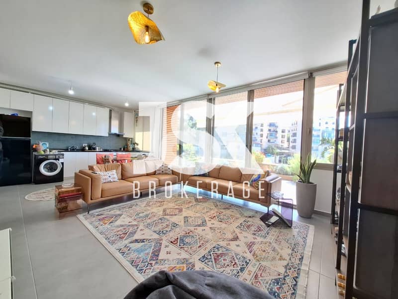 L19521 -Modern Cozy Furnished Apartment With Terrace For Rent in Fatqa 0