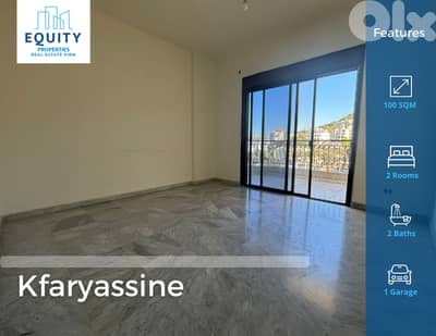 100 SQM Apartment For Rent In Kfaryassine شقة للإيجار #HS217372