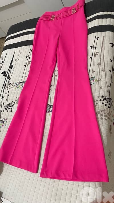 classic pant and crop top