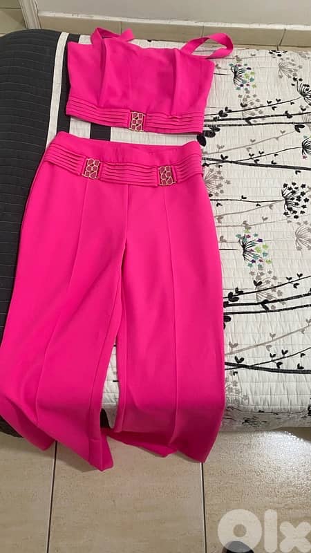 classic pant and crop top 1