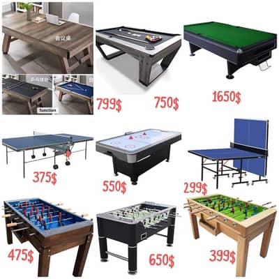 Billiard / Air hockey / Table tennis pingpong Entertainment