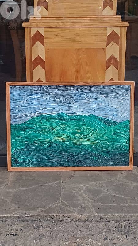 لوحة رسم زيتي اوروبية 2