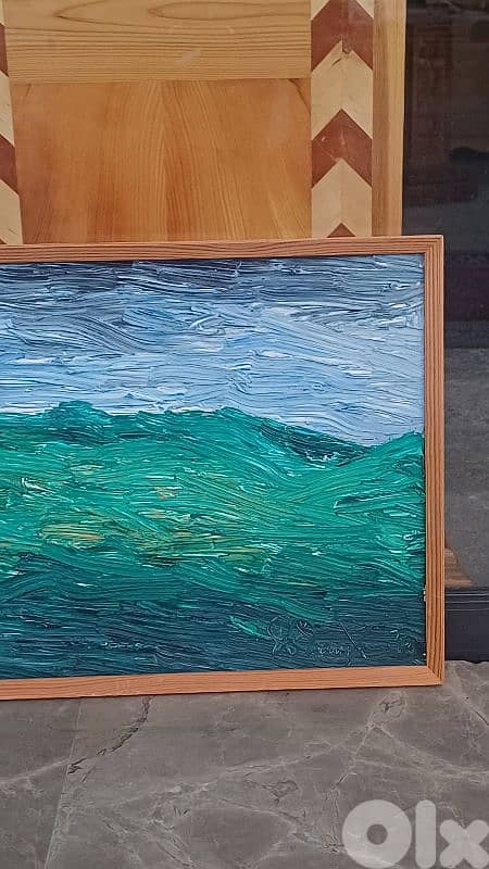 لوحة رسم زيتي اوروبية 4