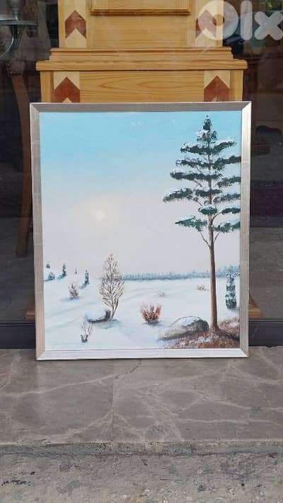 لوحة رسم زيتي اوروبية