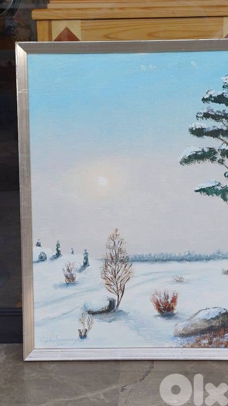 لوحة رسم زيتي اوروبية 4