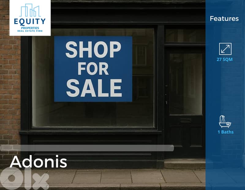 27 SQM Shop For Sale In Adonis Great Location #HS217672 0