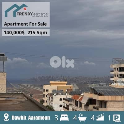 شقة بسعر مميز للبيع في دوحة عرمون apartment for sale in dawhet aramoun