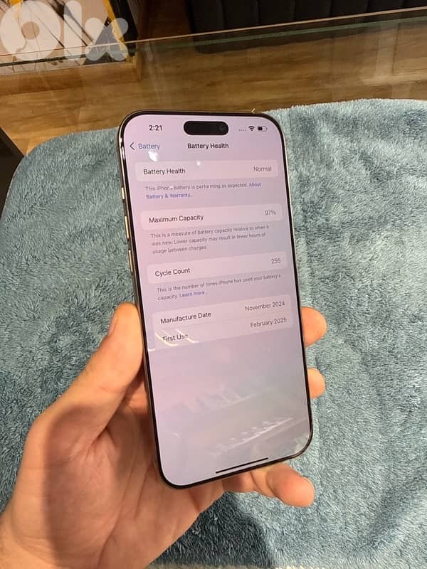 USED IPHONE 16 PRO MAX 512 GB 6
