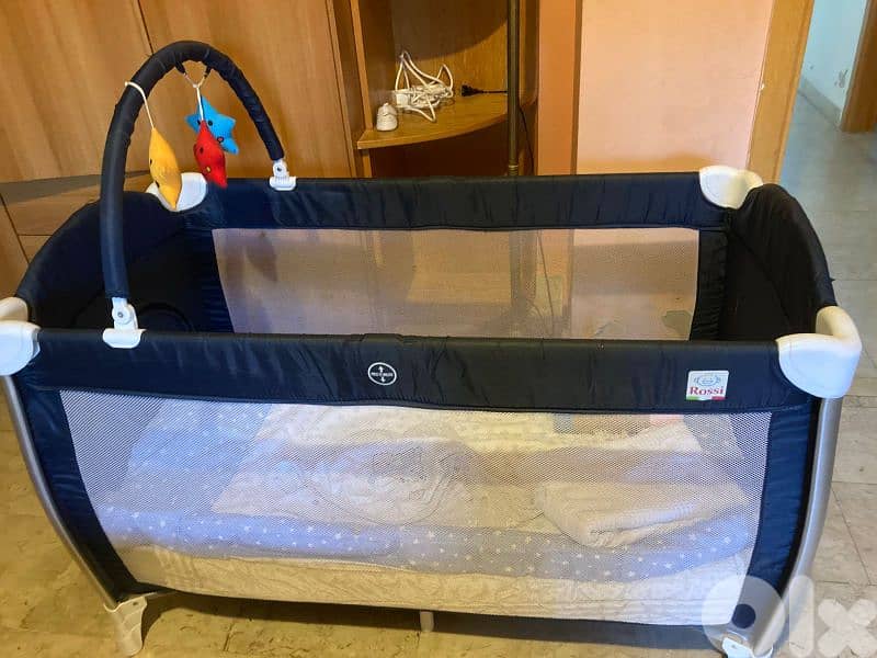 bed & high chair 1
