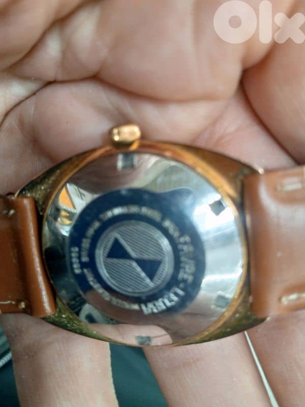 Vintage Favre Leuba Dynamic Gold Plated Automatic Watch: Swiss Made 1