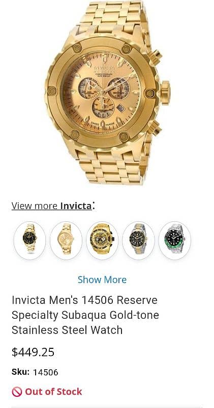 INVICTA subaqua men watch 4