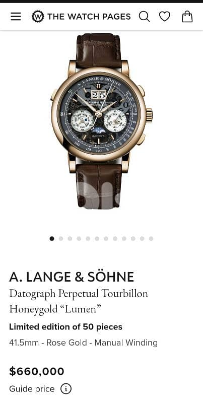 Watch a. Lange & söhne made in Germany automatic 2