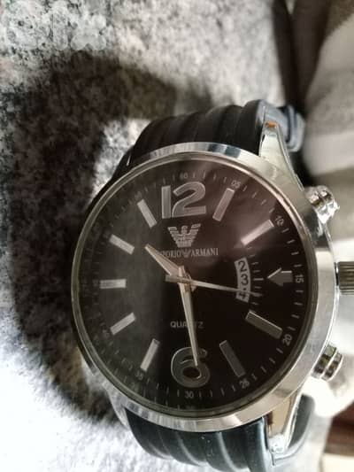 watche emporio armani quartz