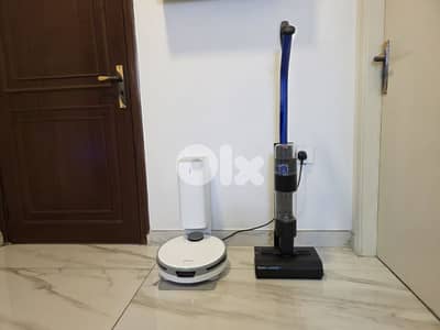 dyson wash g1 + samsung robo vac+ (under warranty)