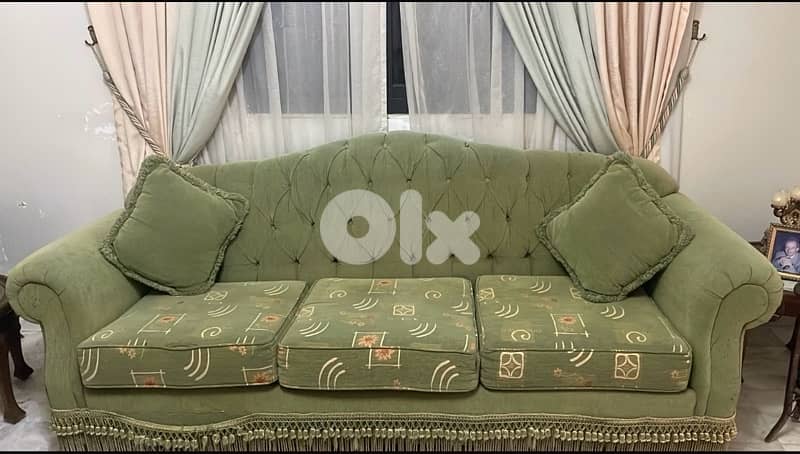 Green Living Room Set for Sale 1