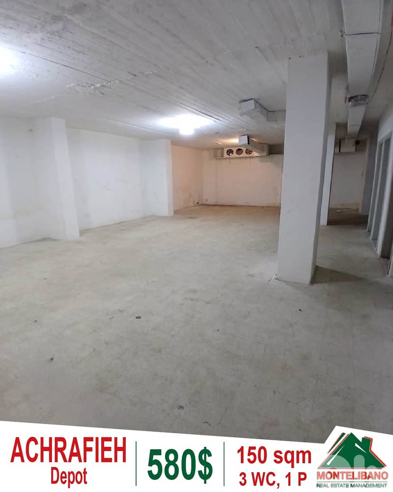 150 sqm Depot For Rent in Achrafieh (أشرفية) 0