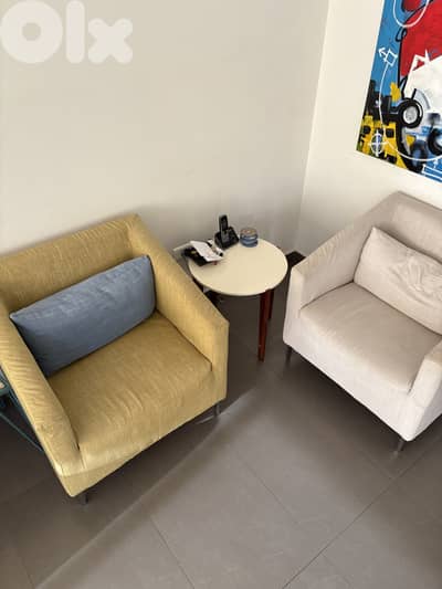 Two one seaters / seats