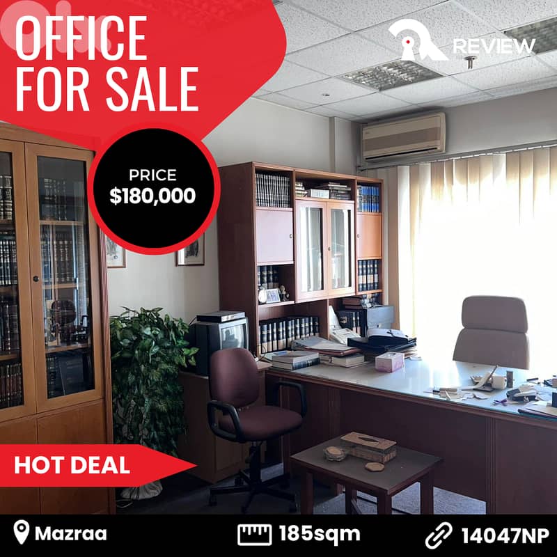 Office for sale in Mazraa مكتب للبيع في بيروت 0