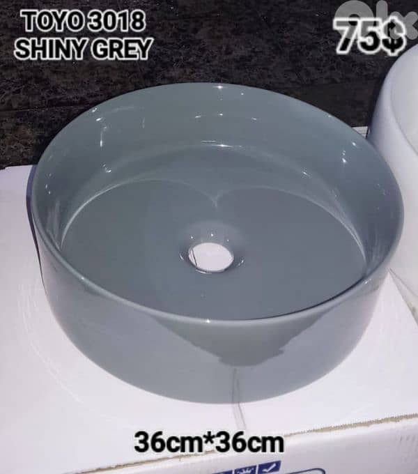 posee sinks black/grey . مغاسل أسود/رمادي 3