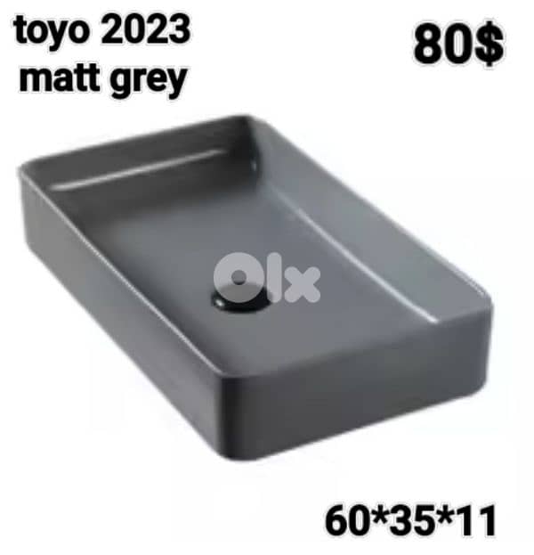 posee sinks black/grey . مغاسل أسود/رمادي 12