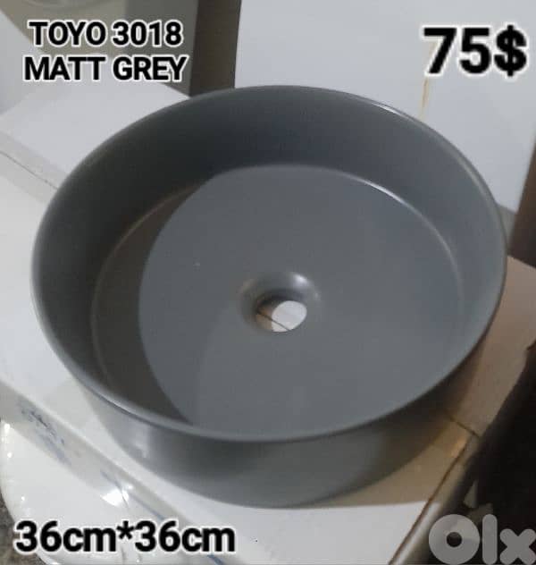 posee sinks black/grey . مغاسل أسود/رمادي 16