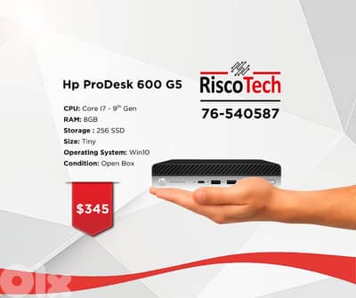 TINY PC HP PRODESK 600 G5 - كومبيوتر