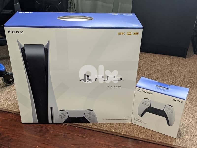 ps5 with 2 controllers like new 0