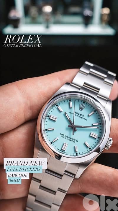 Rolex, Oyster Perpetual, Tiffany