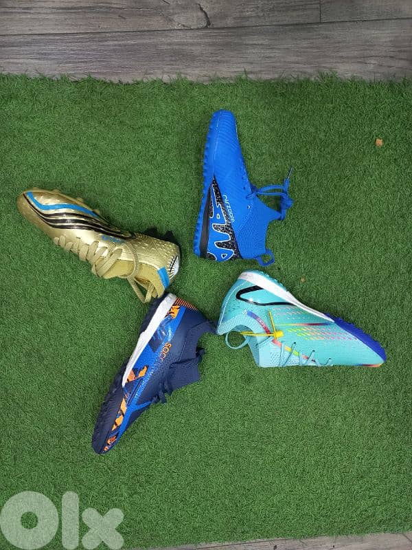 football shoes original nike w adidas w puma ولادي احذية كرة قدم 0