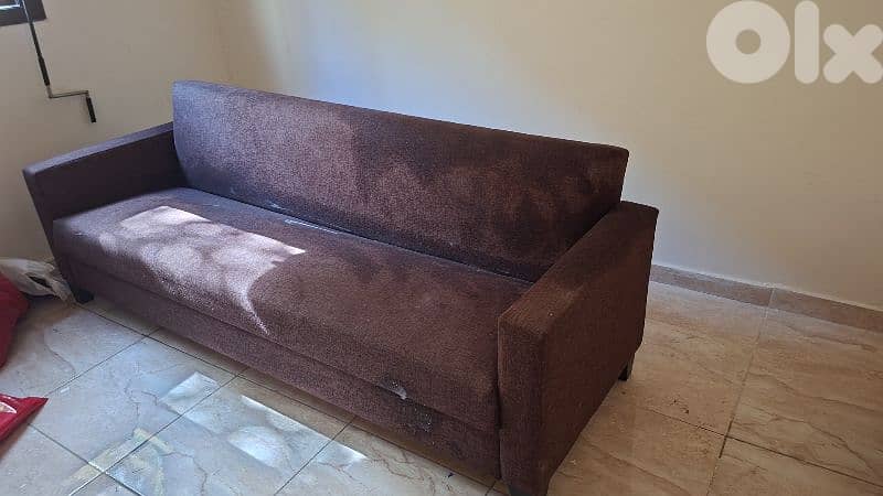sofa - bed - with internal storage 0