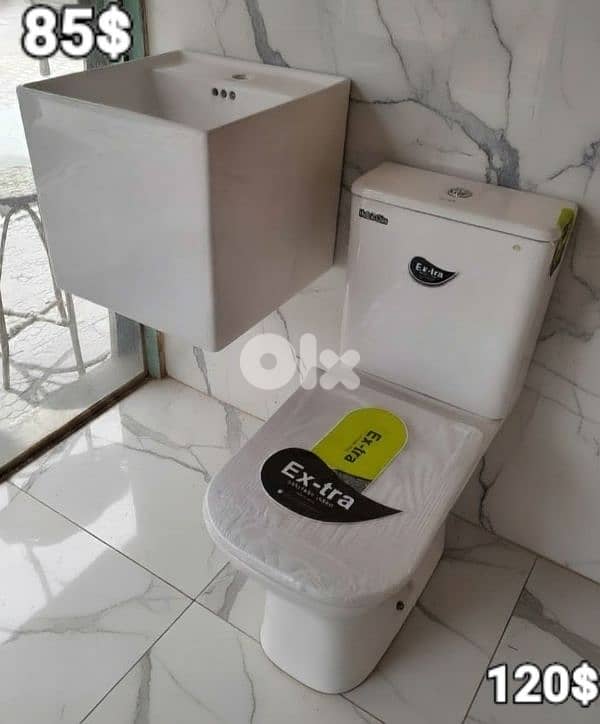 bathroom toilet sets(toilet seat/sink)أطقم حمام كرسي مع مغسلة 13