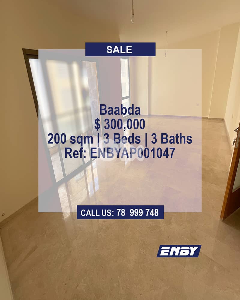 Apartment for Sale in Baabda | 0