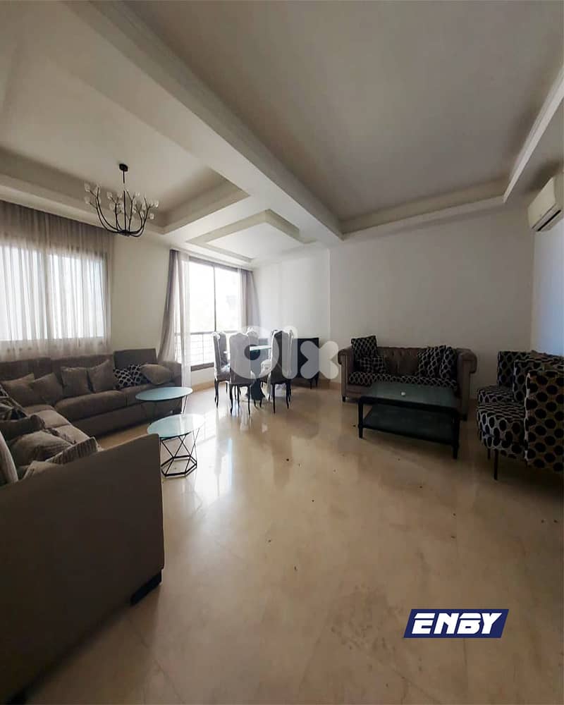 Apartment for sale in Ain Al Mraiseh | Partial Sea View |New Furniture 0