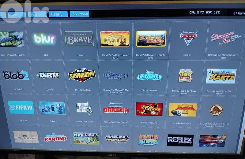 PS3 M3adale Two Controller 37 Games b alba  Installed 1