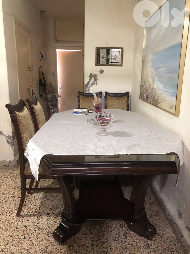 غرفة سفرة خشب زين 0