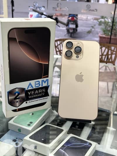iphone 16 pro max Deset 256gb battery 100% apple warranty wala jere7