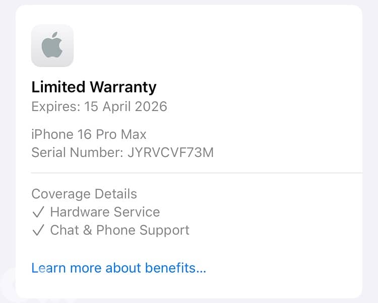 iphone 16 pro max Deset 256gb battery 100% apple warranty wala jere7 1